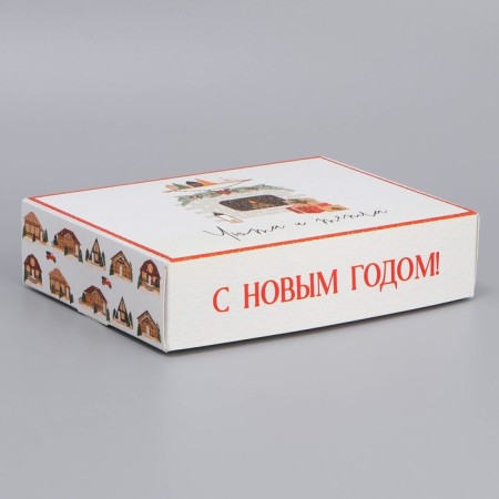 Folding box "Cosiness in the new year", 21 x 15 x 5 cm, New Year-1