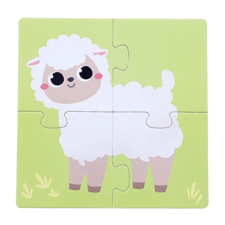 Puzzles 4 in 1 "Who lives on the farm?"-3