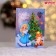 New Year's fresco-postcard “New Year! Snow Maiden"