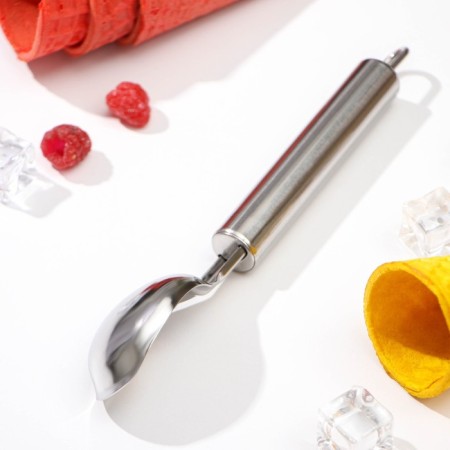 Spoon for ice cream of the share "metallic", 19 cm-1