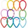 Twisting ball 260, pastel, set of 100 pcs., Mix color