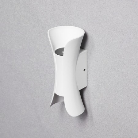 Facade lamp "Elegant", FSD-091, 6 W, 3000K, IP65, 220 V, Metal, Bely-4