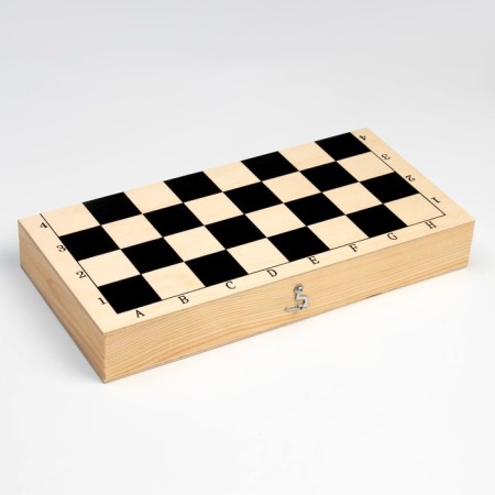 Wooden chess 29 x 29 cm, King H-7.2 cm, Pig H-4.5 cm-5
