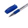 Ballic handle Flair Zing, node-oga 0.7 mm, oil base, rubber emphasis, triangular case, blue
