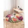 Gabloon on the table “Field of tulips”, round, oxford, elastic band, size 120x120 cm, diameter 75-100 cm