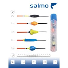 Floats polyurethane. Salmo pu standing water in a 5pcs tube. Kit