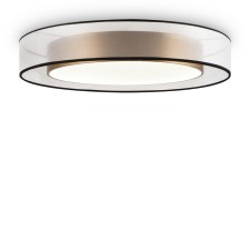 Потолочный светильник Freya FR6005CL-L48G Zoticus, 600х600х100 мм, LED, 48Вт, 1450Лм, цвет золото