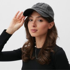 Women's cap minku, black color, rr 58