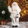 Santa Claus "in a white fur coat, with a flashlight" 43 cm