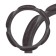 Sponge braid, black color, 38cm/m airline AWC-SS-08M