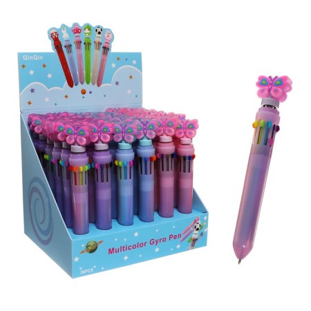 Handle Automatic Ball 10 color, "Blobo-spinner", mix-4