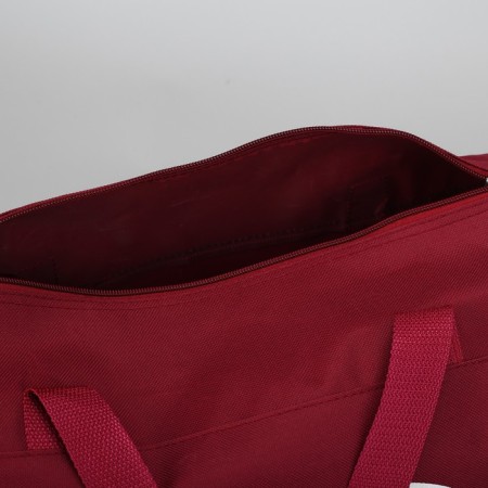 Sports bag with lightning, long belt, burgundy color-4
