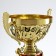 Cup 155b, award figure, gold, plastic stand, 36.3 × 18.4 × 10.5 cm.