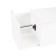 Bathroom cabinet white with a paper holder, 21 x 20 x 70 cm