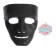 Carnival mask "Face", 19x16 cm, black color