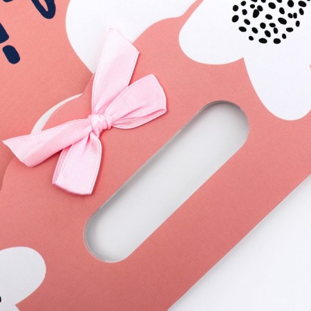 Gift box-package, packaging with a cut pen, "spring", 24 x 12 x 31 cm-2