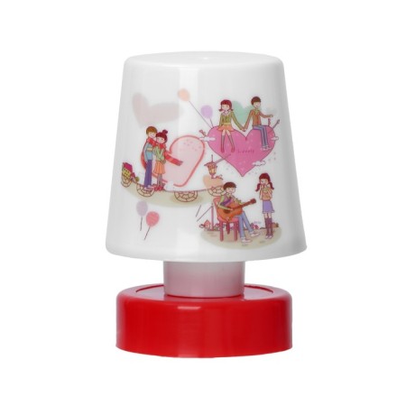 Night "Lovers" LED from batteries 3HAAA 7.5x7.5x11 cm Risalux-7