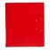 A4, 50 mm, calligrata, PVC, embossing "flax", metal edging, pocket for a spine, assembled, red, mix