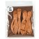 Set of balls "Festive" foil, latex, coffee color, 10 pcs.