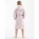 Terry robe for a girl, height 110-116 cm, lilac color