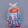 Gift package "Snow Maiden" 25 x 40 cm, colored metallized pattern