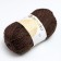 Yarn "sheep wool" 100% wool 200m/100g (251 brown)