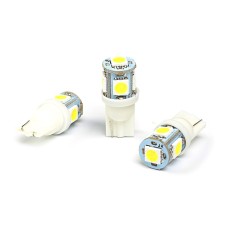 Лампа светодиодная KS, Т10, W2.1-9.5d, 12 В, белая, 5 SMD, б/цокольная