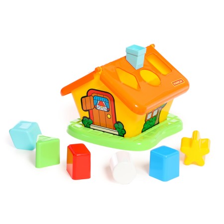 Developing toy "Garden House" with a sorter, color mix-3