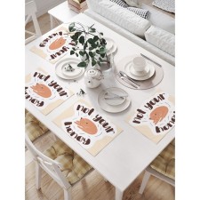 A set of napkins for setting the “Epistle” table, rectangular, size 32x46 cm, 4 pcs
