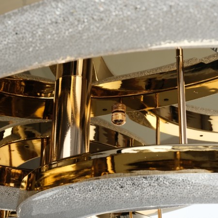 Causteen with PDU "Mons" 6xled 285W 3000-6000k gold 97x97x15 cm-8