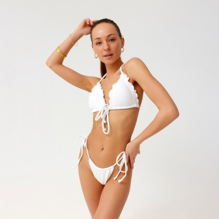 Swimsuit female separate minku color white, size 46