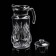 Kuvshin "Leah", 1.6 l, 17 × 12.5 × 25.5 cm, glass, transparent