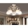 Ceiling chandelier Ambrella Light, Traditional, TR3057, 5HE27, beige color, gold