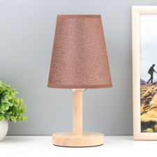 Bordeaux table lamp E27 40W brown 14x14x30 cm Risalux