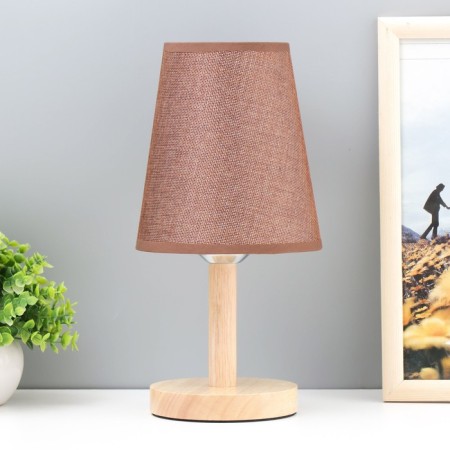 Bordeaux table lamp E27 40W brown 14x14x30 cm Risalux