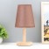 Bordeaux table lamp E27 40W brown 14x14x30 cm Risalux