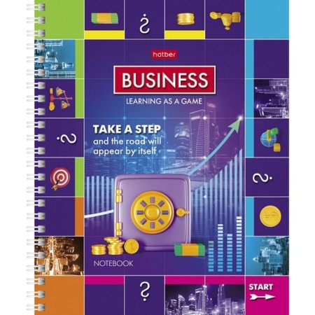 A notebook of 80 sheets in the cage on the crest "Monopoly", the cover coated cardboard, an offset block 65g/m², 4 types