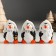 Souvenir Ceramics "Penguin in a cap with pompom" MIXs 3.7x2.8x6 cm