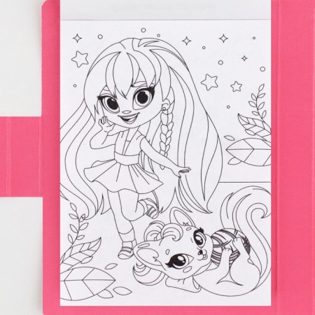 Set in a postcard: a tear -off block with tasks and pencils "The brightest"-5