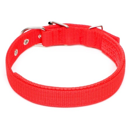 Collar "Comfort" Combined, 58 x 3 cm, Osh 45-52 cm, red-1