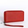 Women's wallet with lightning, red color