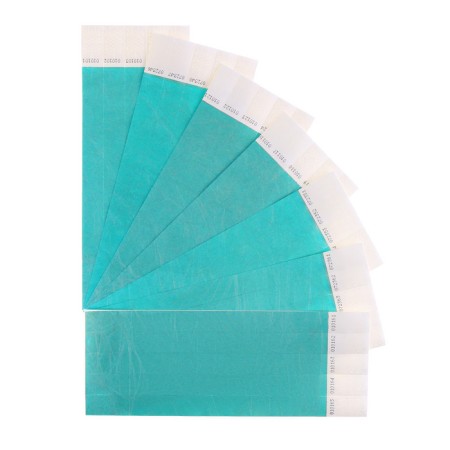 Paper control bracelet "Aqua" Tyvek 100 pieces-1