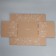 Box a gift team with a window, packaging, "flowers", brown, 27x10x21 cm