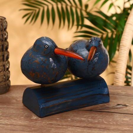 Souvenir "Birds on the tree" Albezia 20 x 11 x 20 cm