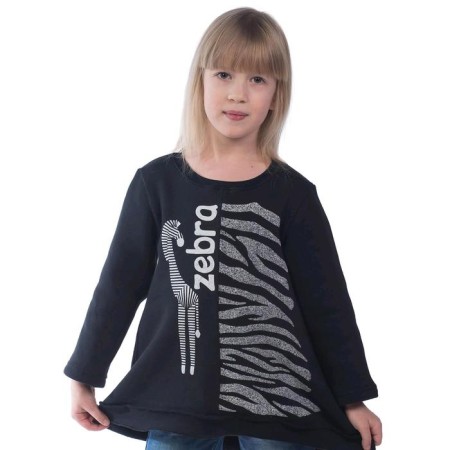 Baby Tunika "Zebra", height 104 cm, black color-5