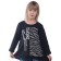 Baby Tunika "Zebra", height 104 cm, black color