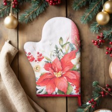 New Year. Varazhka-Set Ethel Poinsettia 20x28 cm, 100% HL, Vatin 250 g/m2
