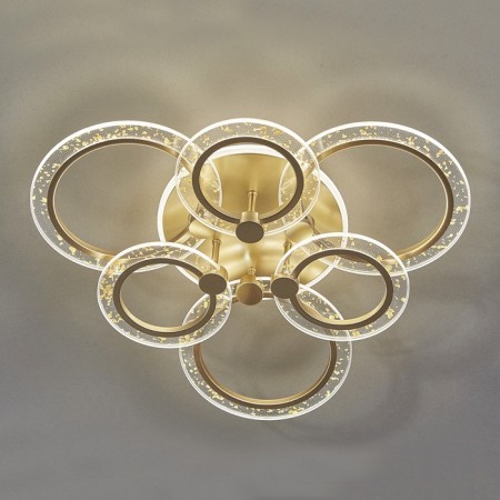 LED lamp 97W 5468LM 3000K-5700K, size 60x60x13 cm-2