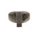 Handle button cappio, zinc, d = 35 mm, bronze color