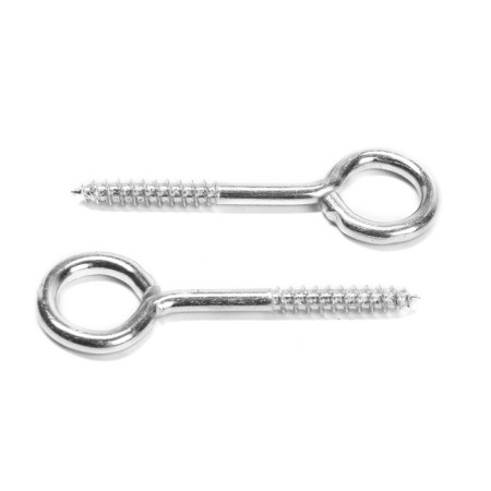 Shurup-ring Stroybat, white zinc, 4x50 mm, 2 pcs-1